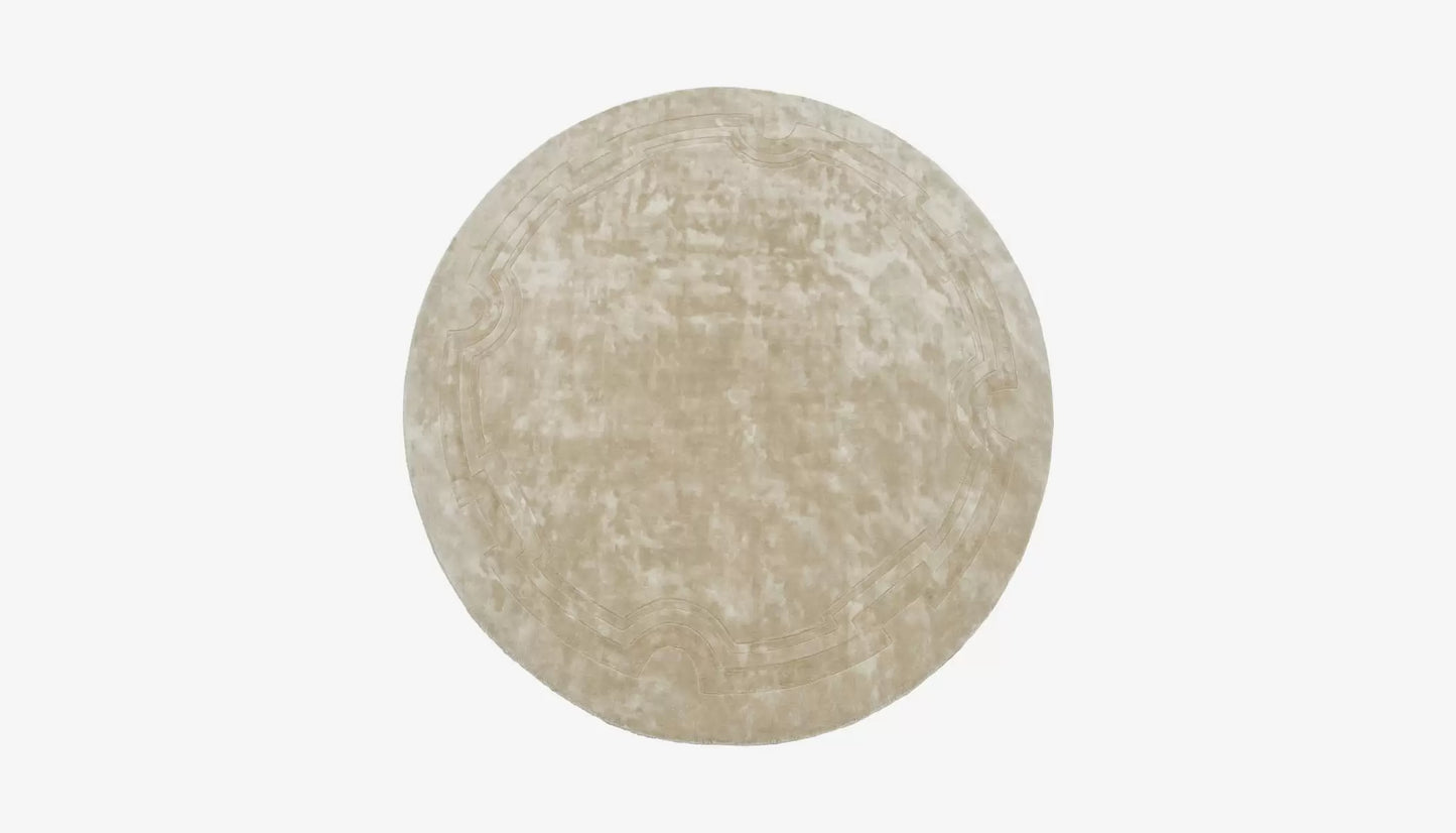Palazzo Dia 280cm Round Rug in Feather