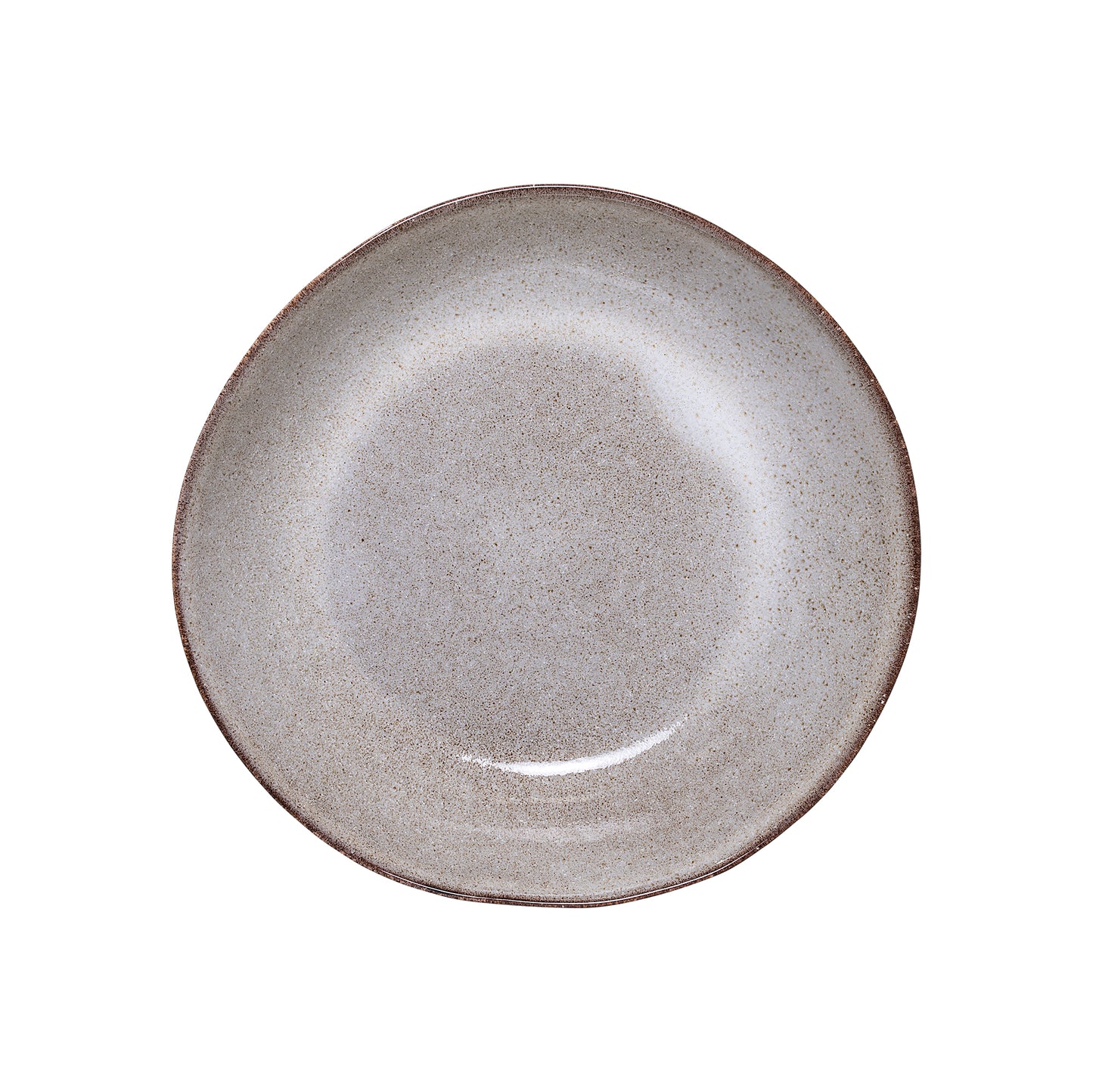 Sandrine Plate Deep, Nature, Stoneware