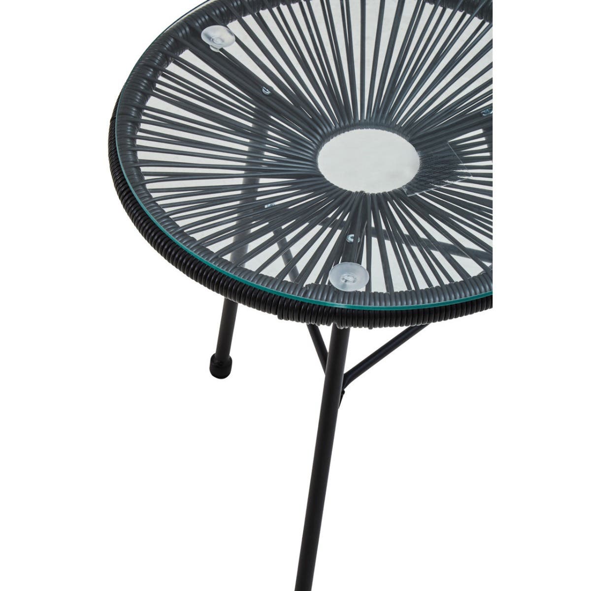 Miami Dual Tone Rattan 3 Piece Patio Set