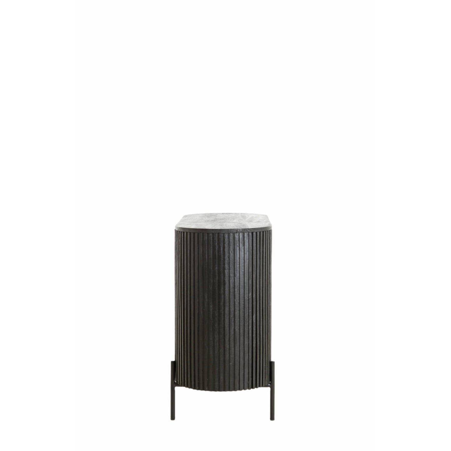 Dumosi Small Wooden Cabinet - Black