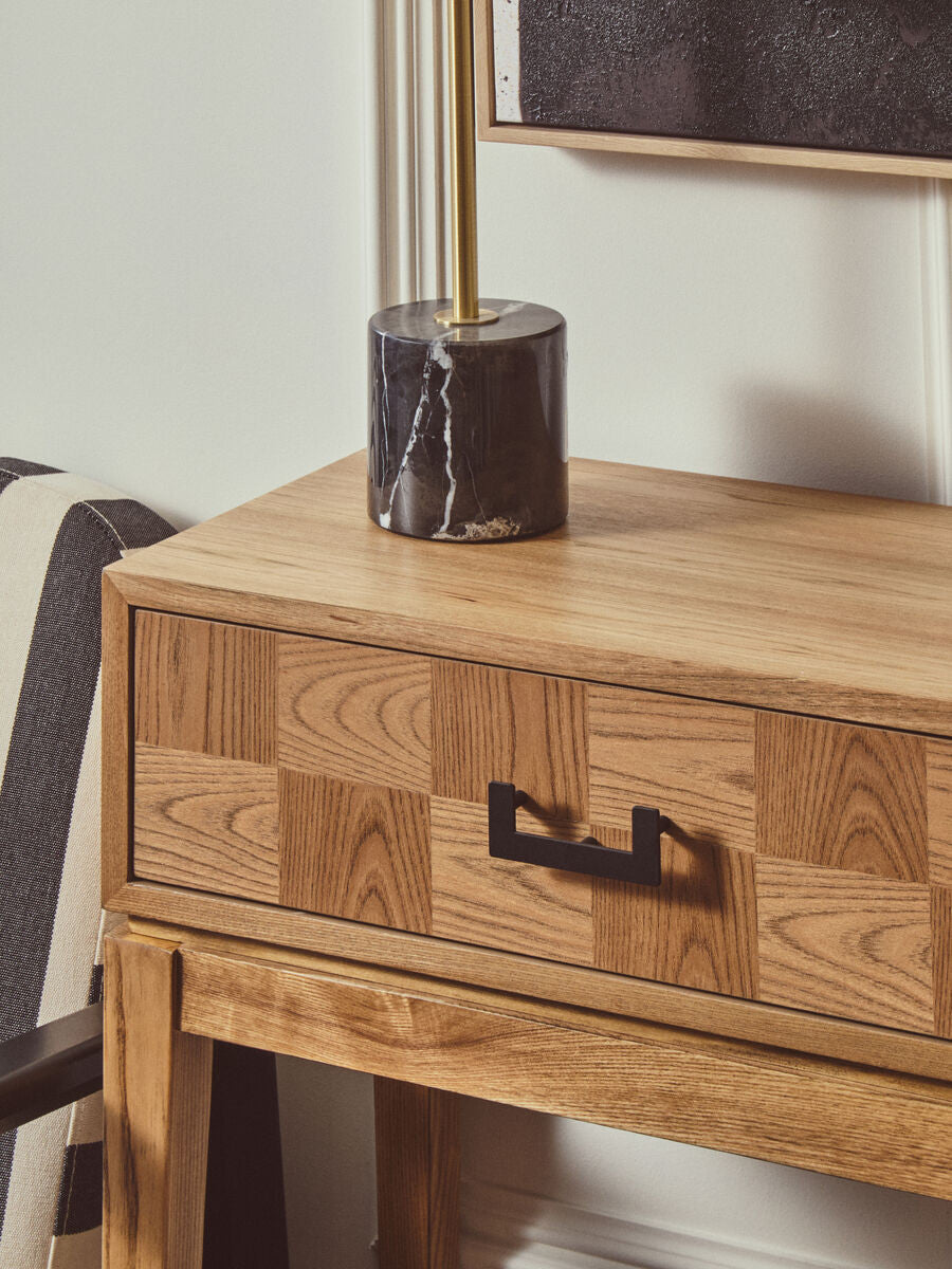 Dimaro Natural Two Drawer Console Table – image 9