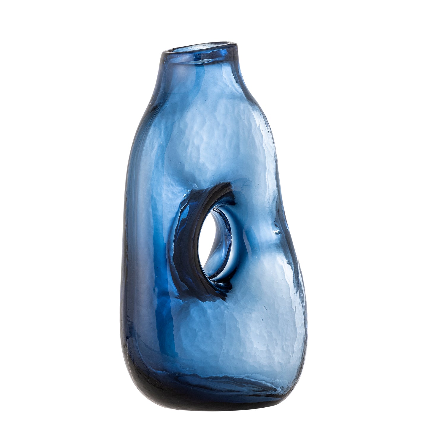 Harri Vase, Blue, Glass