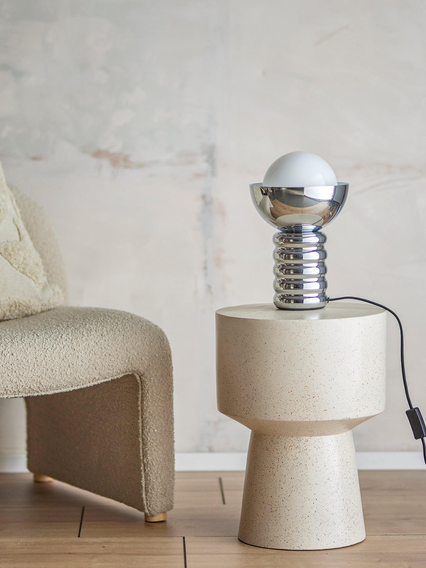 Spike Table lamp, Silver, Iron