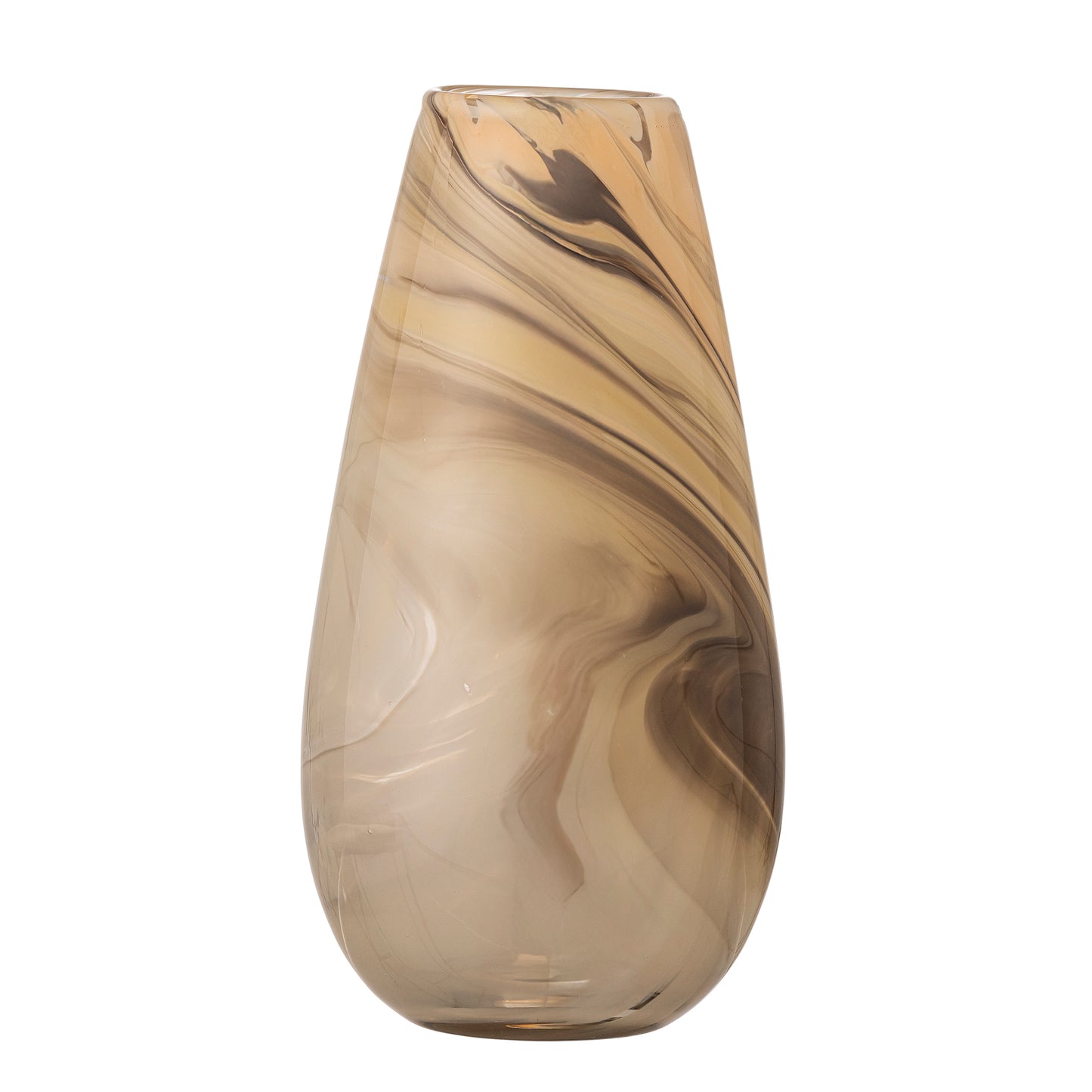 Algar Vase, Brown, Glass