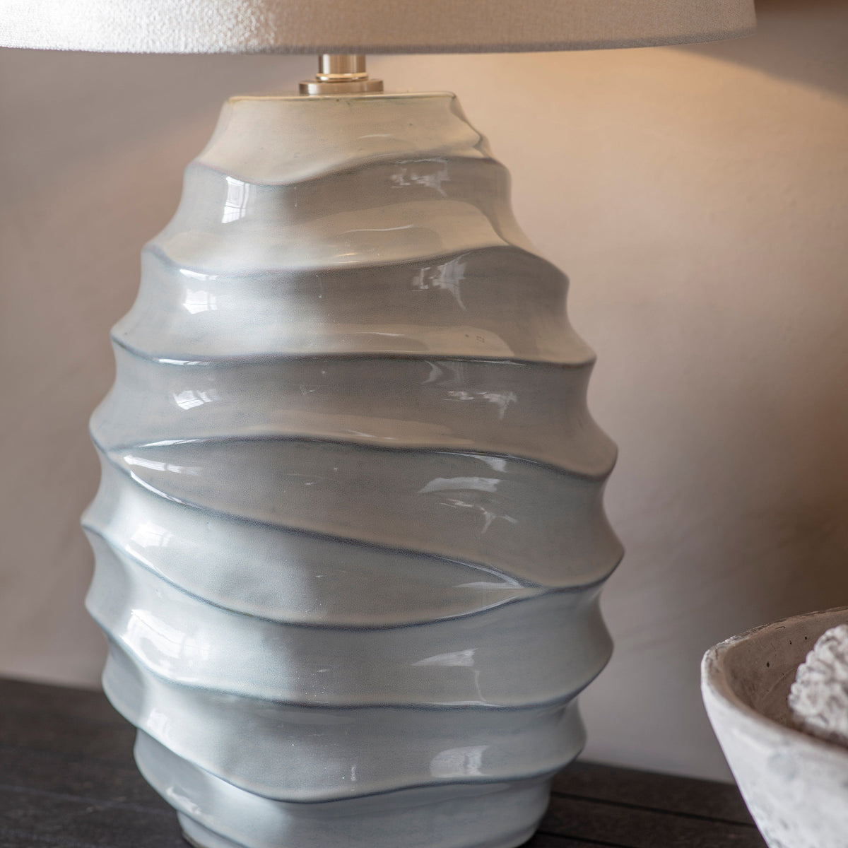 Totton Rippled Table Lamp — view 2