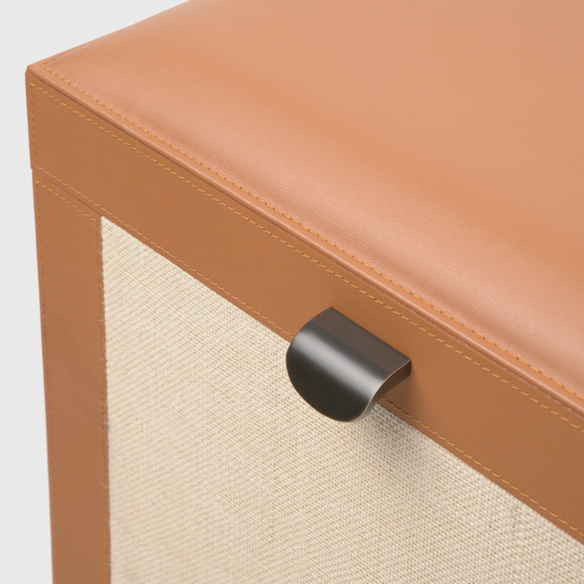 Ralf Ottoman Leather and Jute