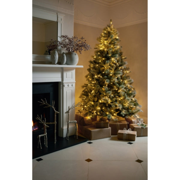Snowy Forest Fir Pre-Lit 400 LED Christmas Tree
