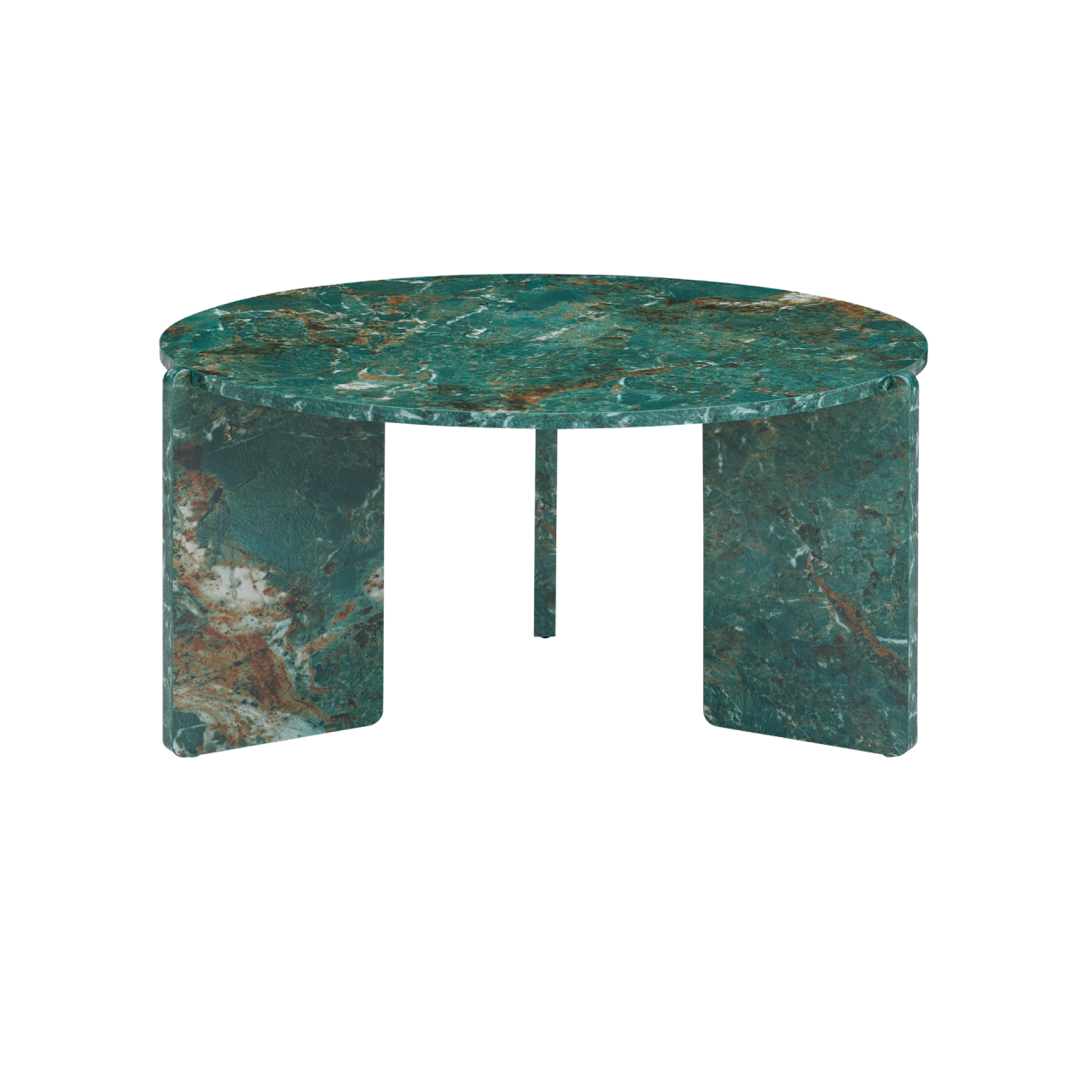 Halo Amazon Green Coffee Table Marble Effect