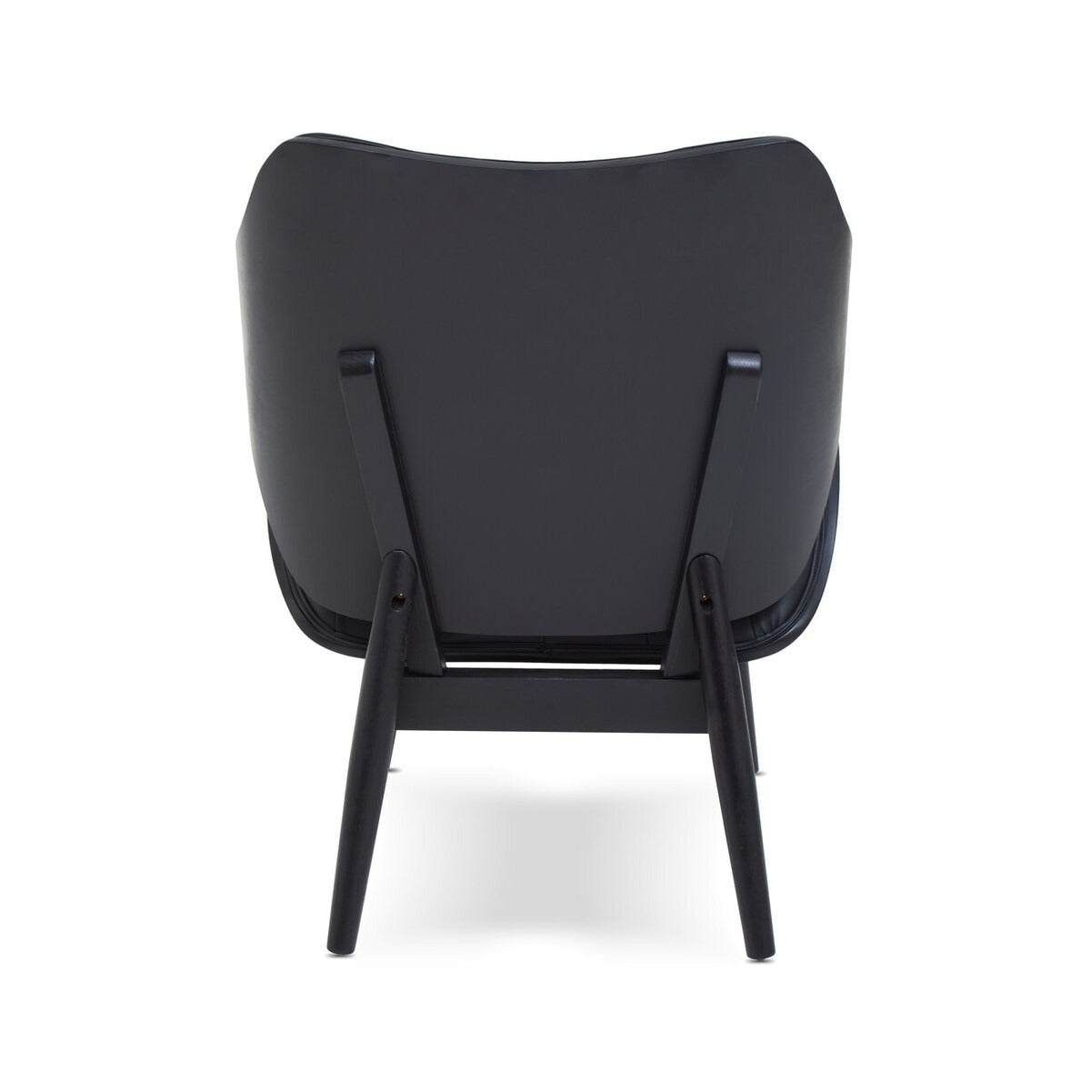 Vinsi Black Leather Effect Chair