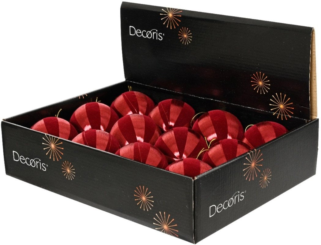 Red Foam Christmas Bauble, 8cm