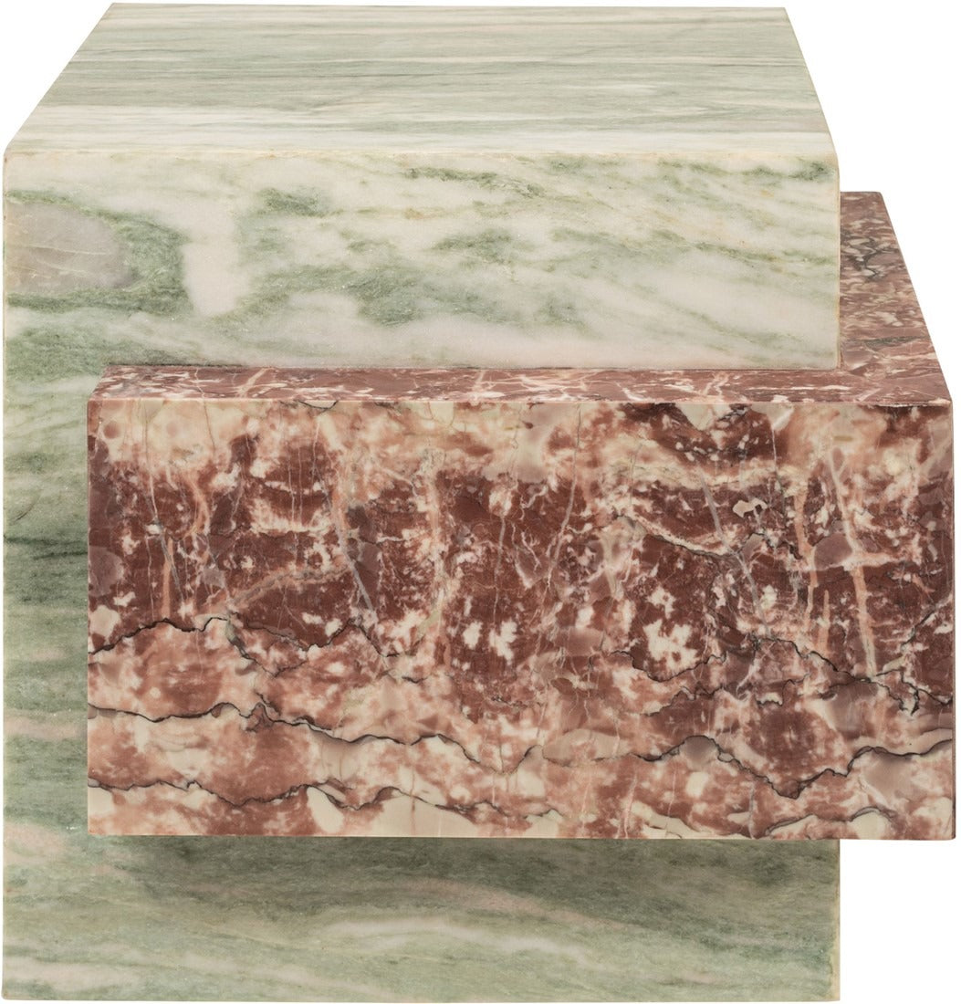 Blocq Low Mirble Side Table
