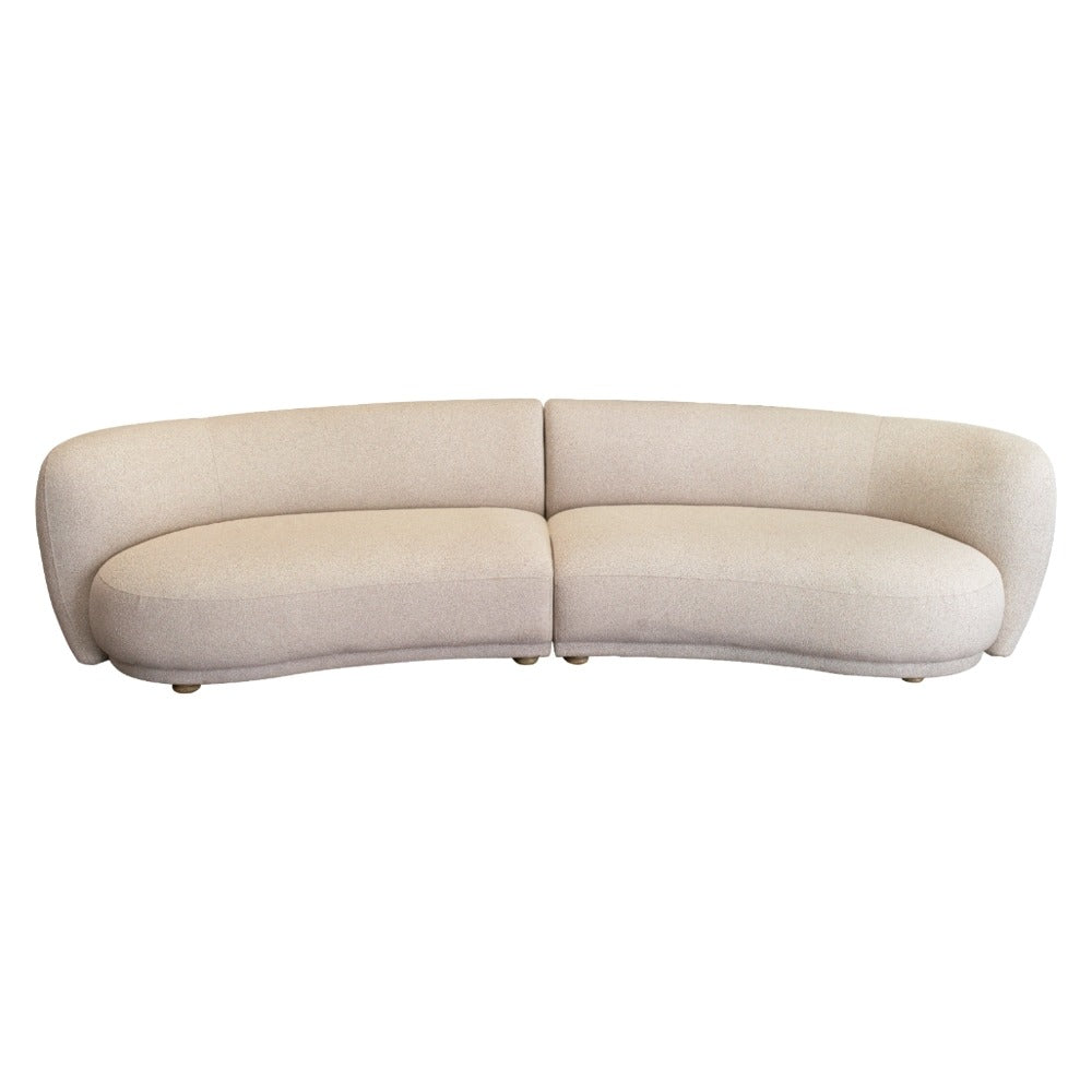 Carola Latte Sofa