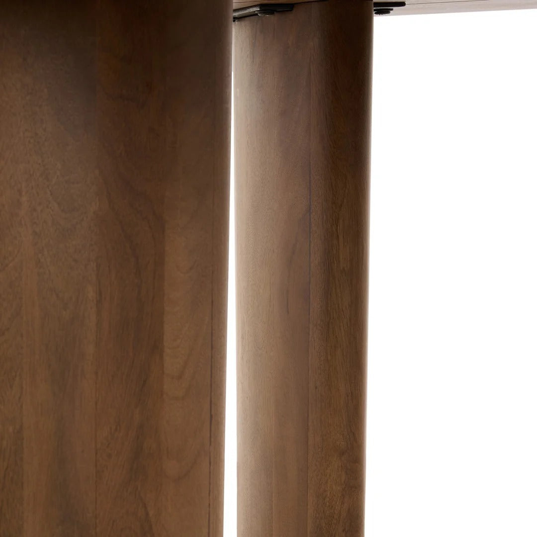 Aymara Acacia Wood Rectangular Dining Table - Dark Brown