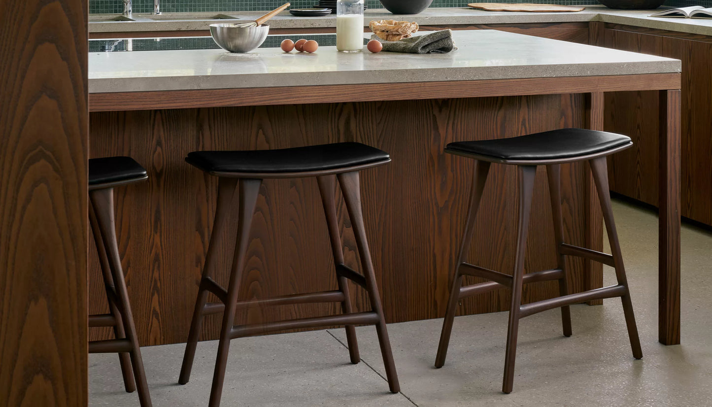 Osso Counter Stool in Leather