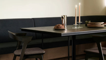 Tacet 6-8 Seat Rectangular Dining Table in Dark Brown Finish