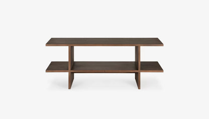 Kabuki Side Table in Brown Finish
