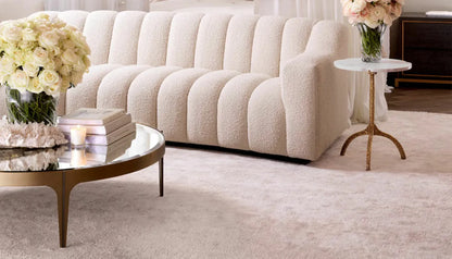 Liam 200 X 300cm Plain Rug in Silver Sand