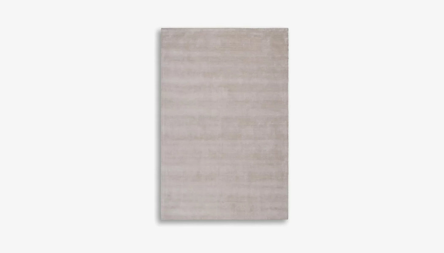 Liam 200 X 300cm Plain Rug in Silver Sand