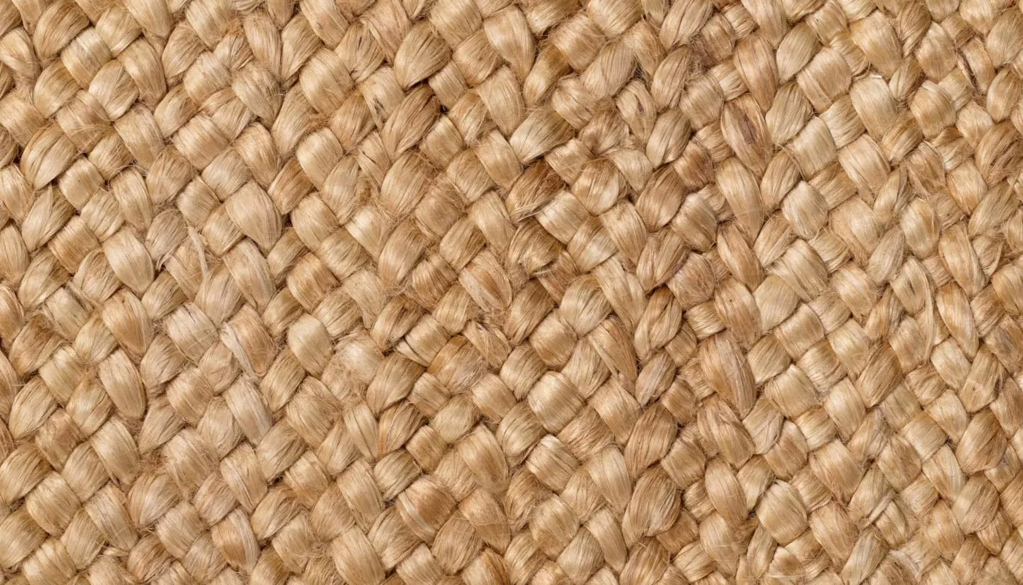 Soleste 300 X 400cm Plain Rug in Natural Jute