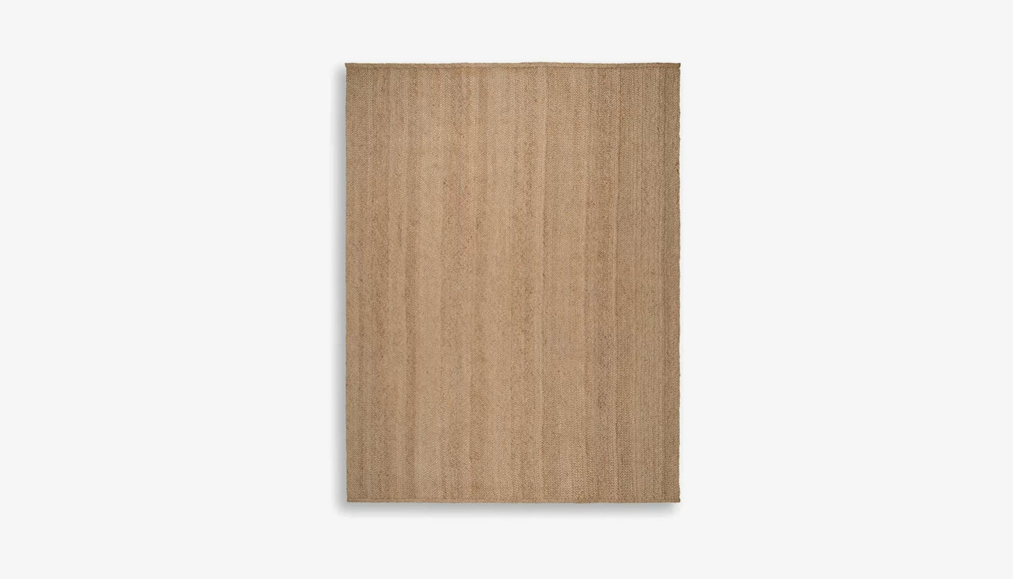Soleste 300 X 400cm Plain Rug in Natural Jute