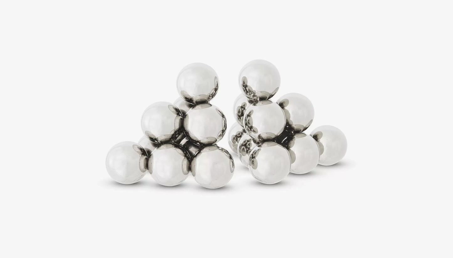 Carioca Bookends in Nickel Finish
