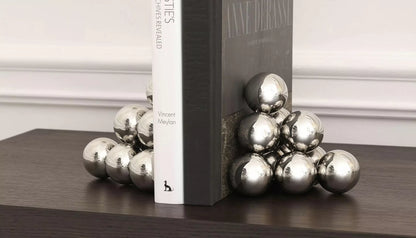 Carioca Bookends in Nickel Finish