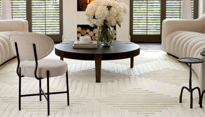 Breck 200 X 300cm Patterned Rug in Ivory