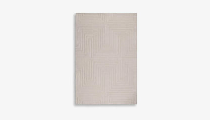 Breck 200 X 300cm Patterned Rug in Ivory