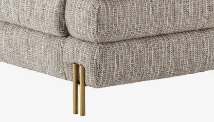 York 3 Seater Sofa in Mademoiselle Beige Fabric