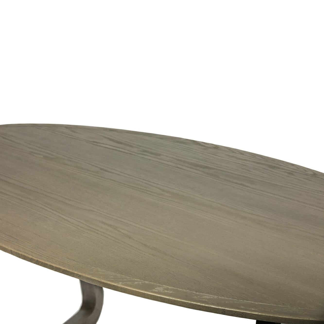 Renmin Oval Dining Table Grey Oak 200 cm