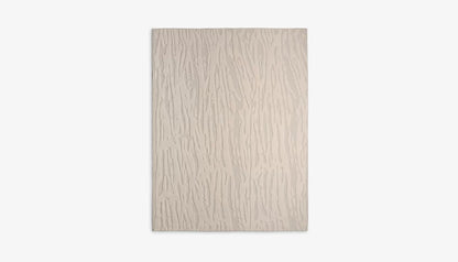 Zenon 200 X 300cm Patterned Rug in Ivory New Zealand Wool