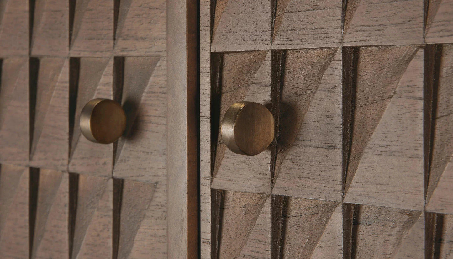 Sono Cabinet in Light Brown Finish