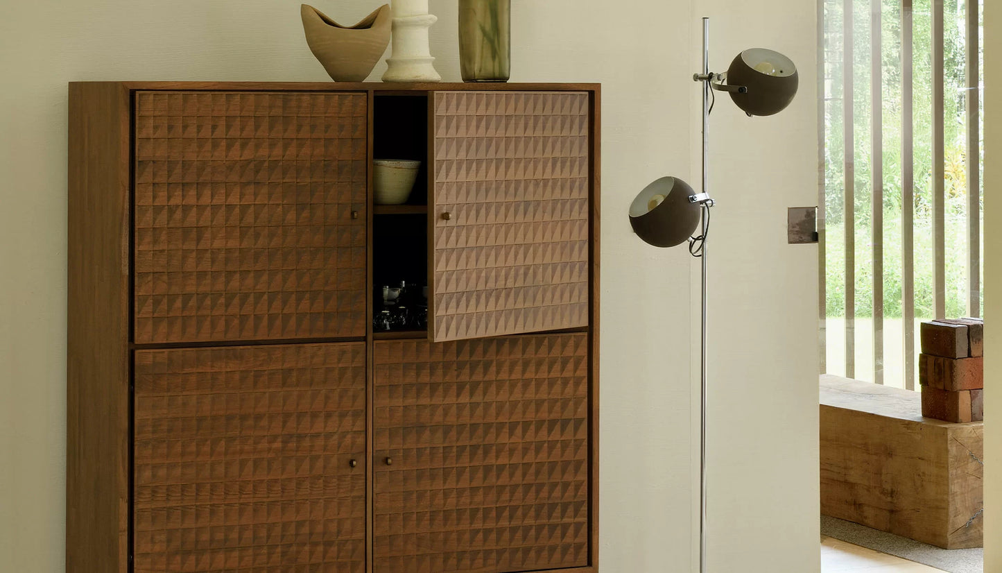 Sono Cabinet in Light Brown Finish