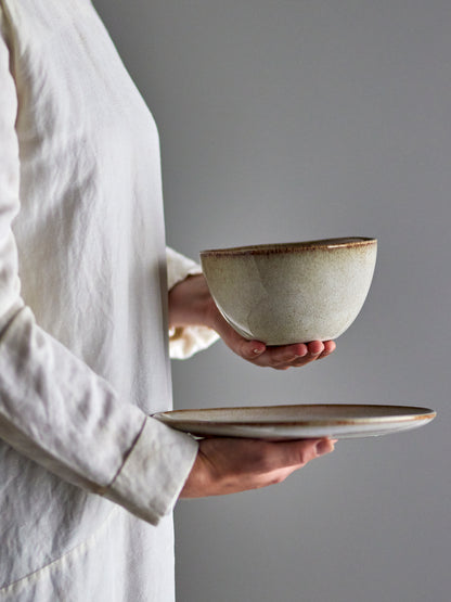 Sandrine Bowl, Nature, Stoneware