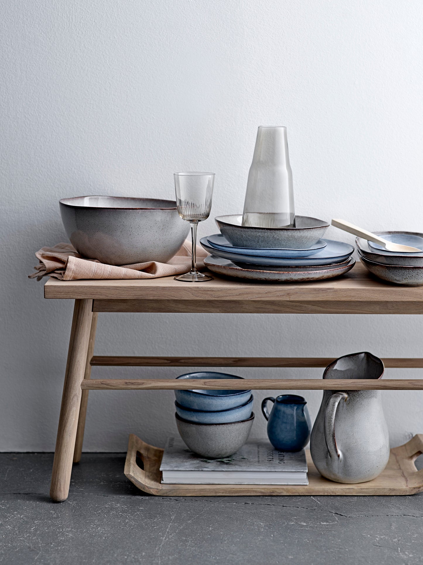 Sandrine Bowl, Nature, Stoneware