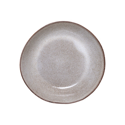Sandrine Plate Deep, Nature, Stoneware