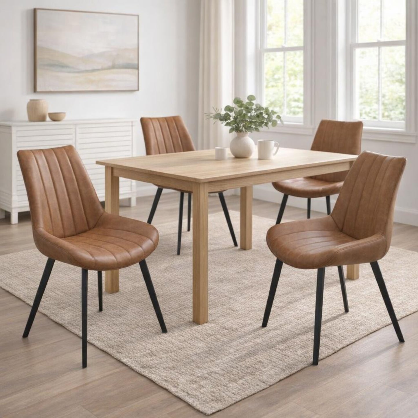 Malmo Tan Dining Chair