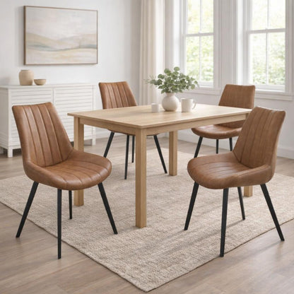 Malmo Tan Dining Chair
