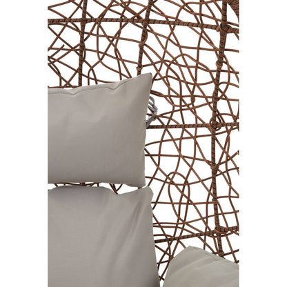 Goa Brown Rattan Hanging Chair