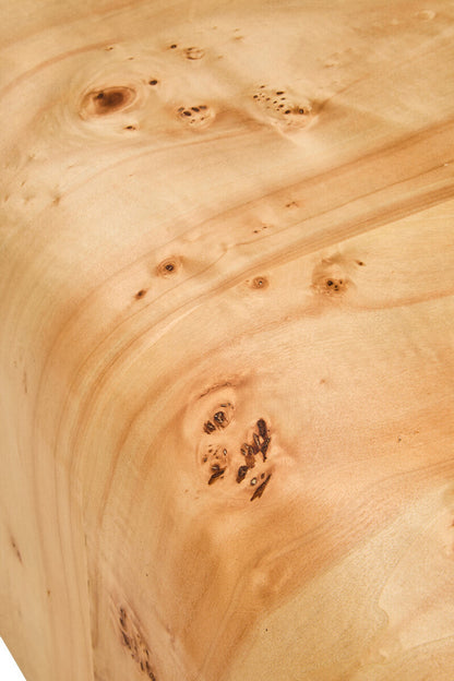 Mota Burl Wood Design Curved Coffee Table — supplier image 6