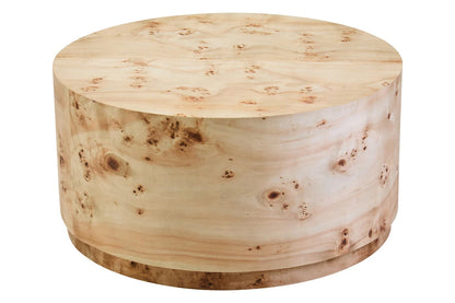 Mota Burl Wood Design Round Coffee Table — supplier image 1