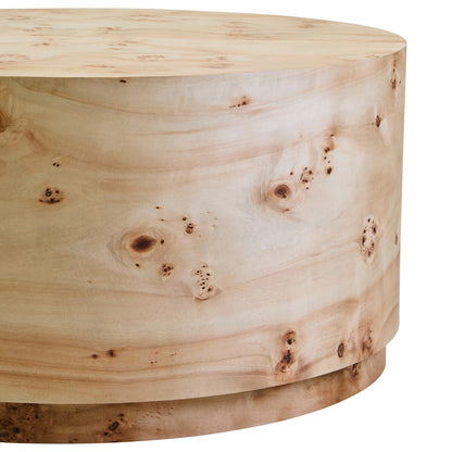 Mota Burl Wood Design Round Coffee Table — supplier image 3