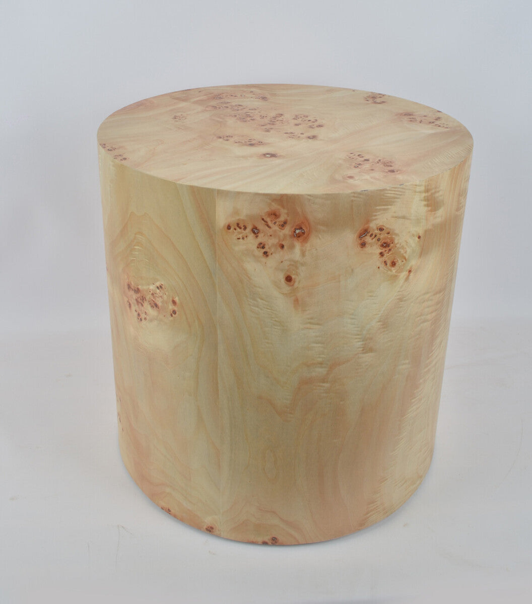 Mota Burl Wood Design Round Side Table — supplier image 7