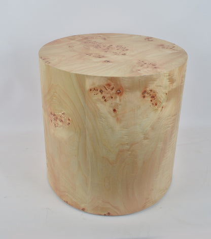 Mota Burl Wood Design Round Side Table — supplier image 7