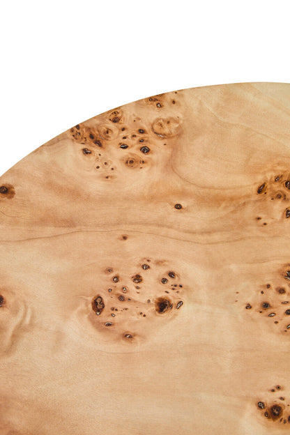 Mota Burl Wood Design Round Side Table — supplier image 5