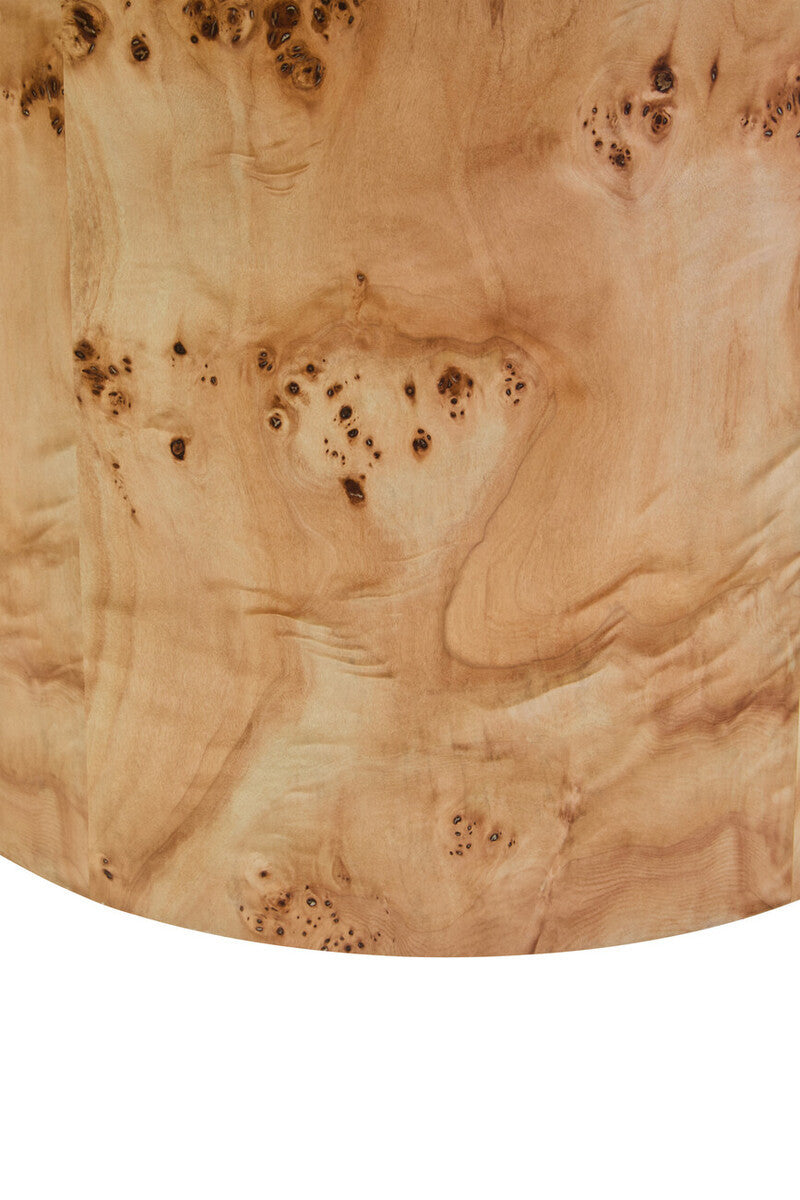 Mota Burl Wood Design Round Side Table — supplier image 6