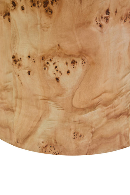 Mota Burl Wood Design Round Side Table — supplier image 6