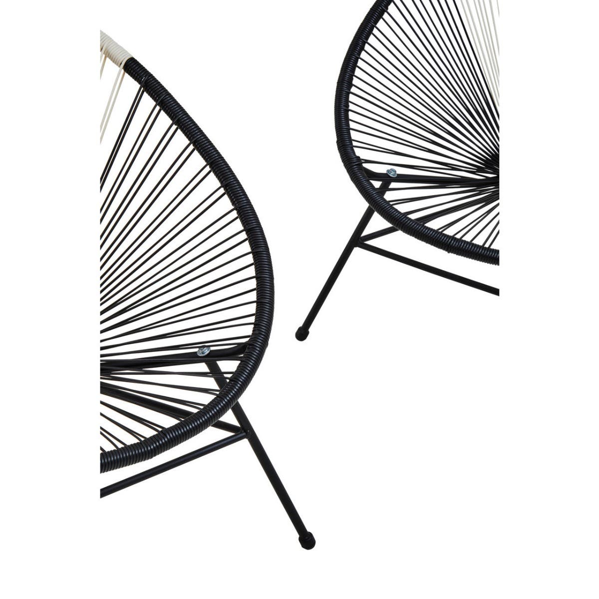 Miami Dual Tone Rattan 3 Piece Patio Set