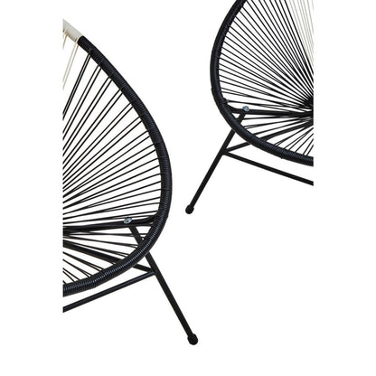 Miami Dual Tone Rattan 3 Piece Patio Set