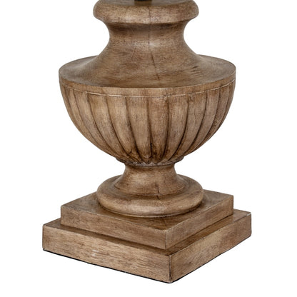 Marbelle Table Lamp With Edged Linen Shade
